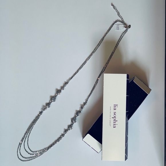 NWT Lia Sophia ‘Spindle’ Necklace - Picture 2 of 8